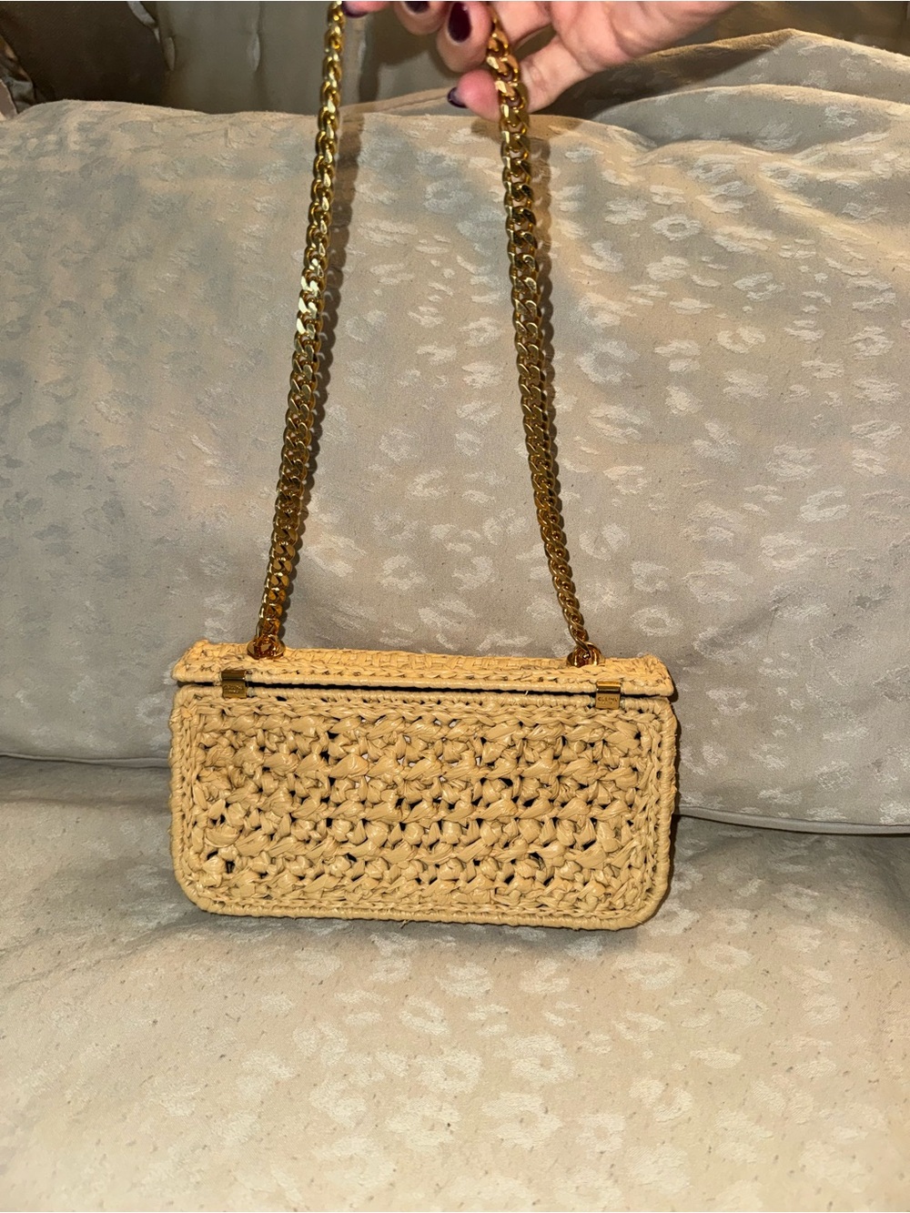 Celine (In$pired) Beige Raffia Bag! - Picture 2 of 3